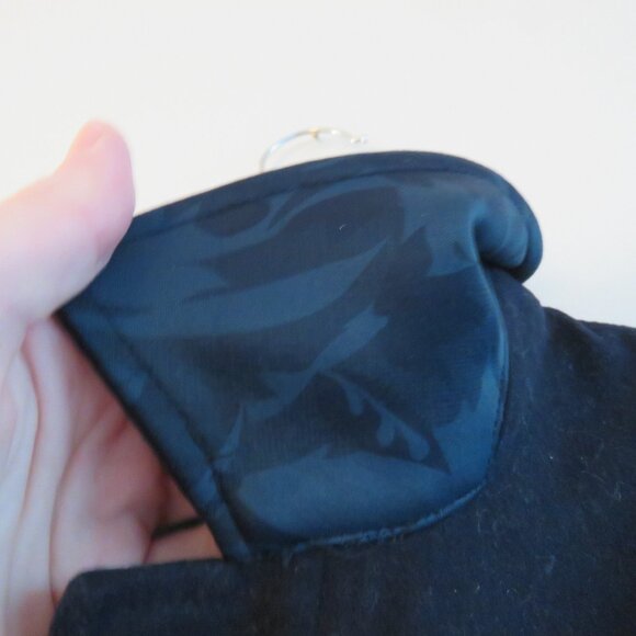 TED BAKER Huey Wool Blend Trim Fit Jacket in Navy Preppy Fall - Men's Size 3 / M - Picture 8 of 15